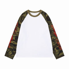 Omirad Camo Sleeve Raglan Long Sleeve Tee