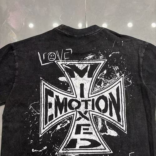 Mixed Emotion Distressed Handwritten Graphic Tee
