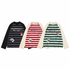 Omirad High Profile Striped Long Sleeve Tee
