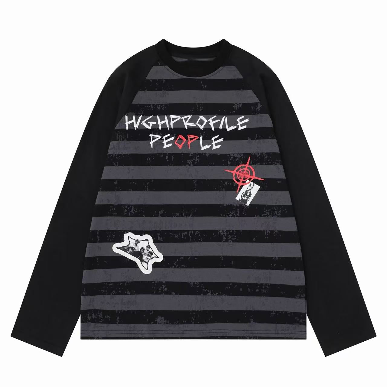 Omirad High Profile Striped Long Sleeve Tee