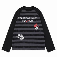 Omirad High Profile Striped Long Sleeve Tee