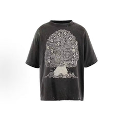 Saint Michael Skull Graphic Tee