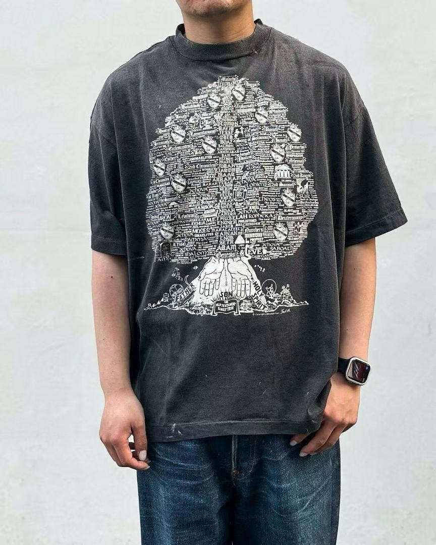 Saint Michael Skull Graphic Tee