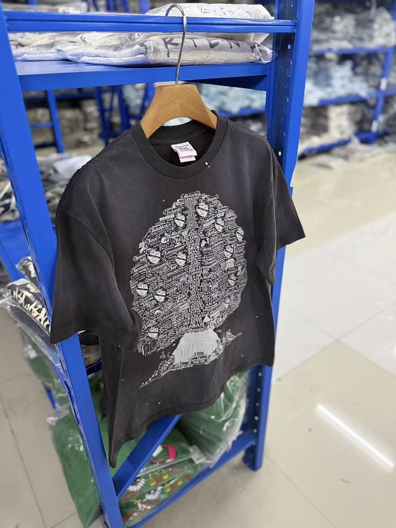 Saint Michael Skull Graphic Tee