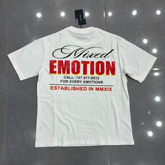 Mixed Emotion Graphic Illustration T-Shirt