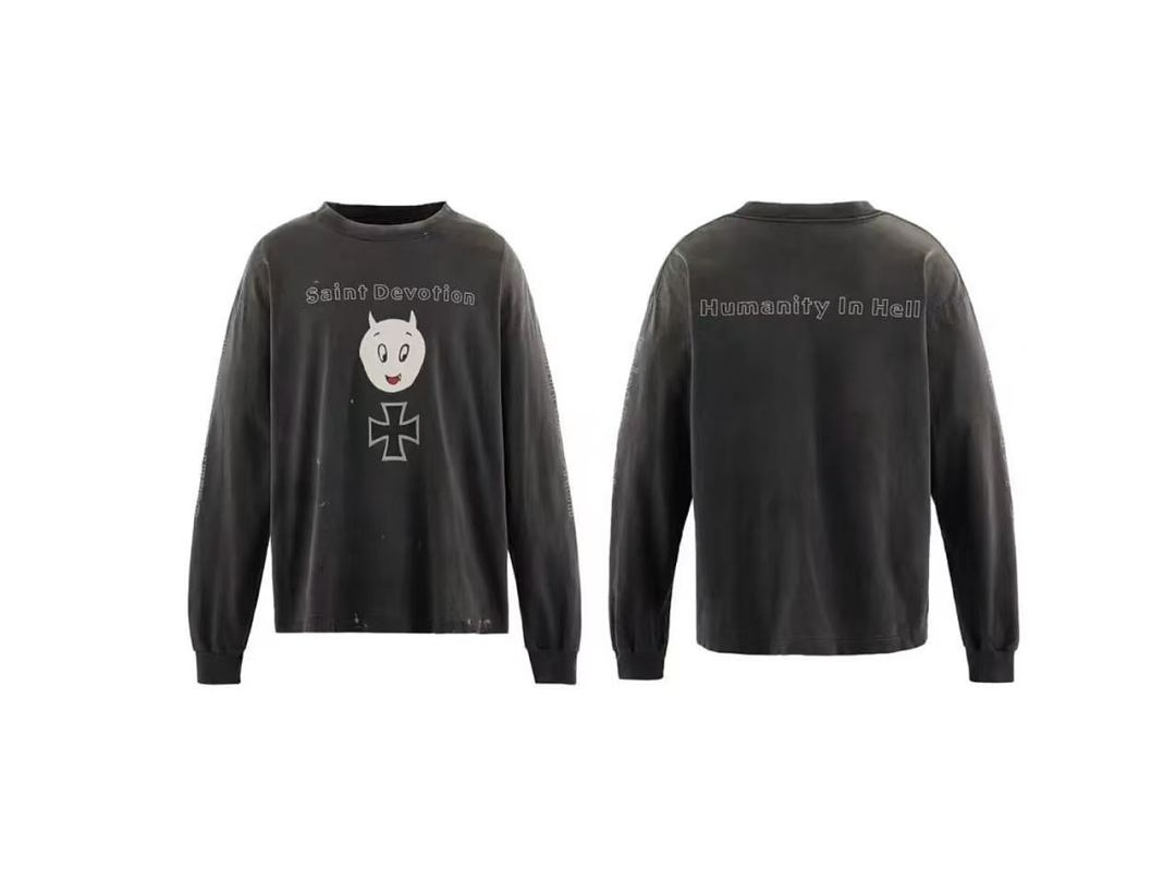 Saint Michael Devil Illustration Graphic Sweatshirt