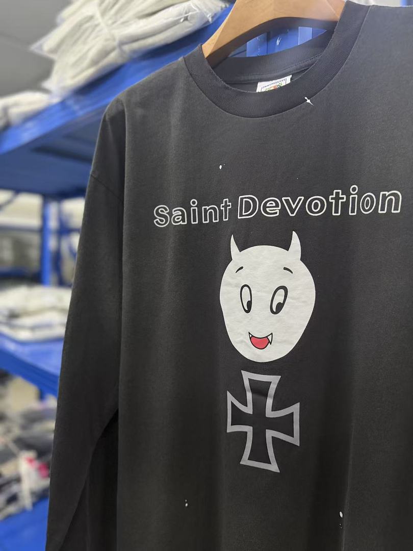 Saint Michael Devil Illustration Graphic Sweatshirt