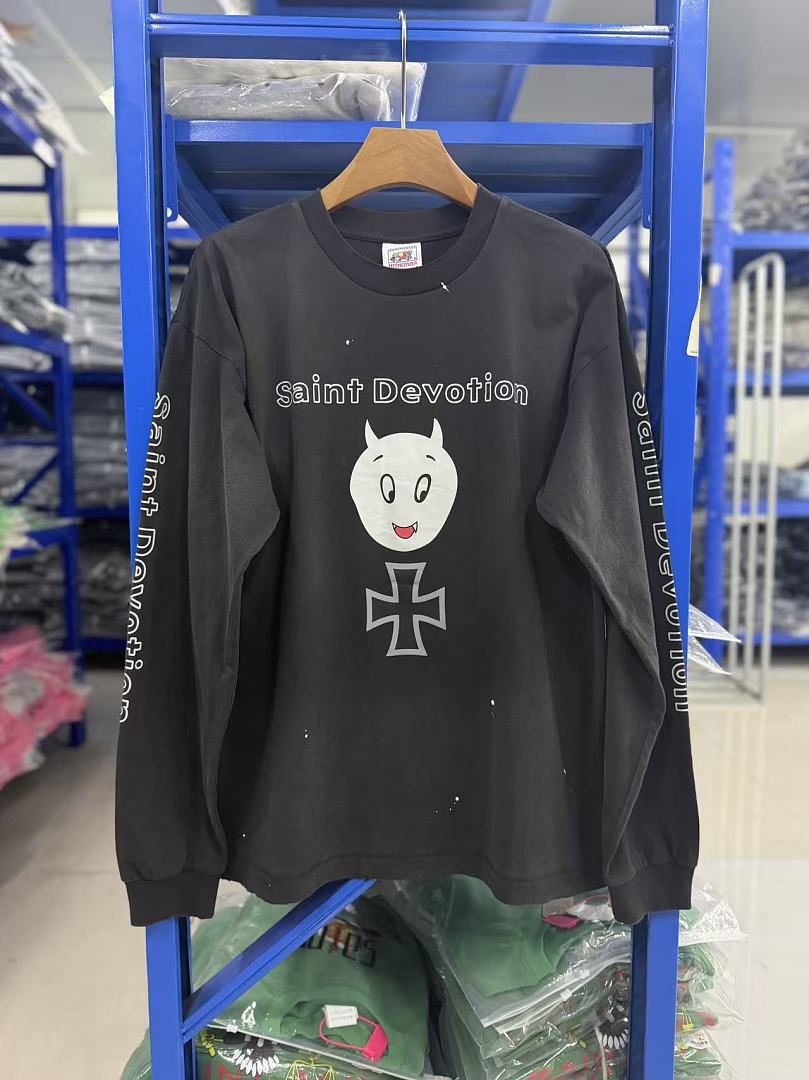 Saint Michael Devil Illustration Graphic Sweatshirt