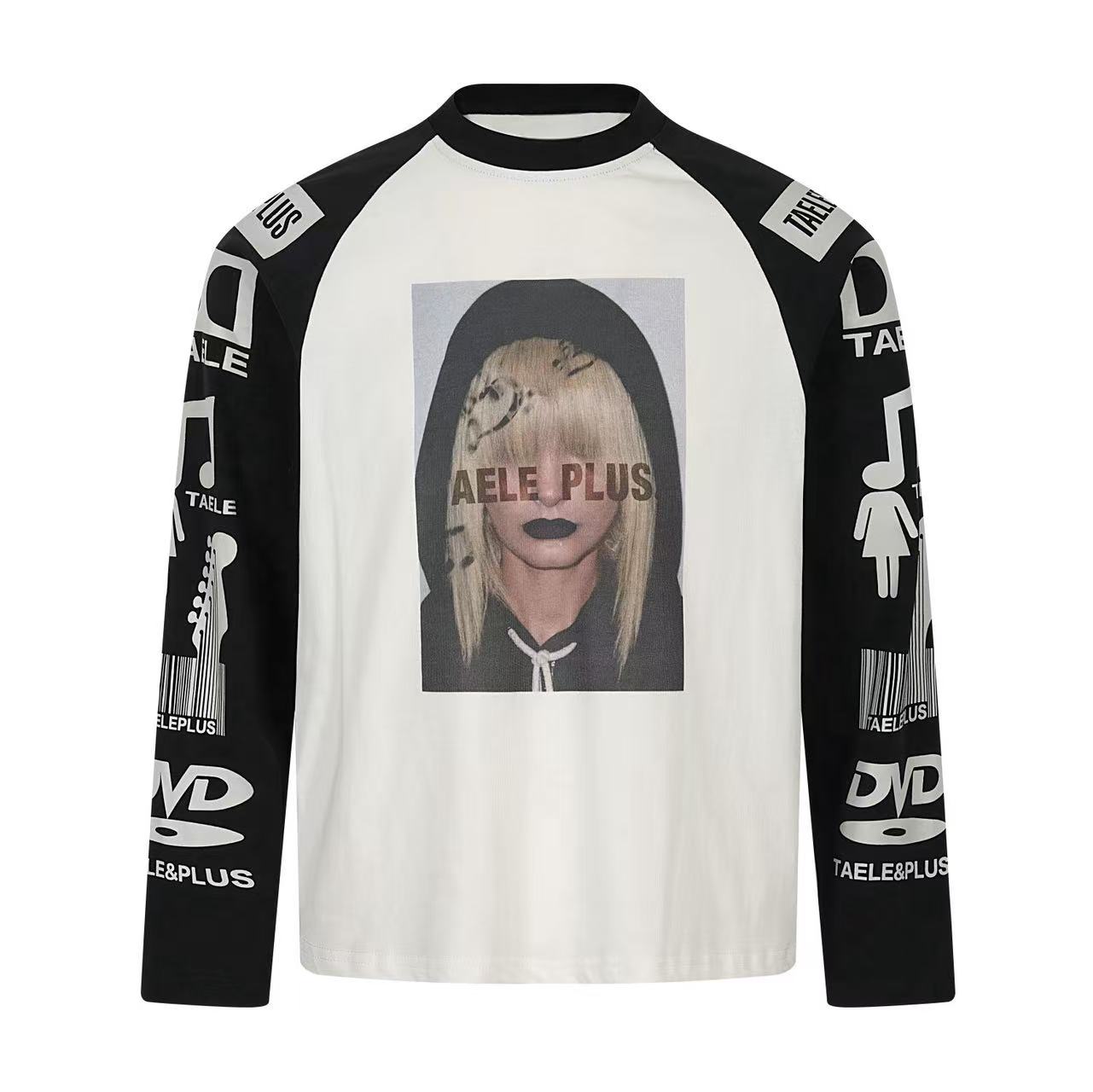 Omirad Graphic Raglan Long Sleeve Tee