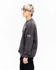 Saint Michael Distressed Minimalist Logo Sweatshirt