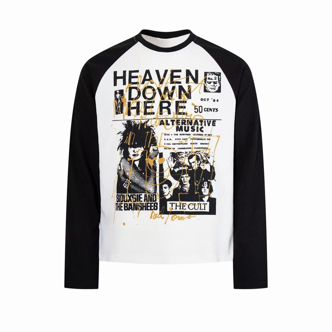 Omirad Vintage Alternative Music Raglan Long Sleeve