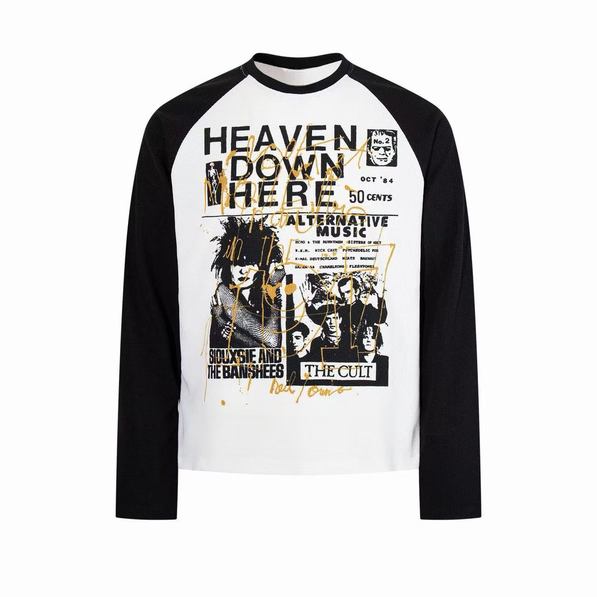 Omirad Vintage Alternative Music Raglan Long Sleeve