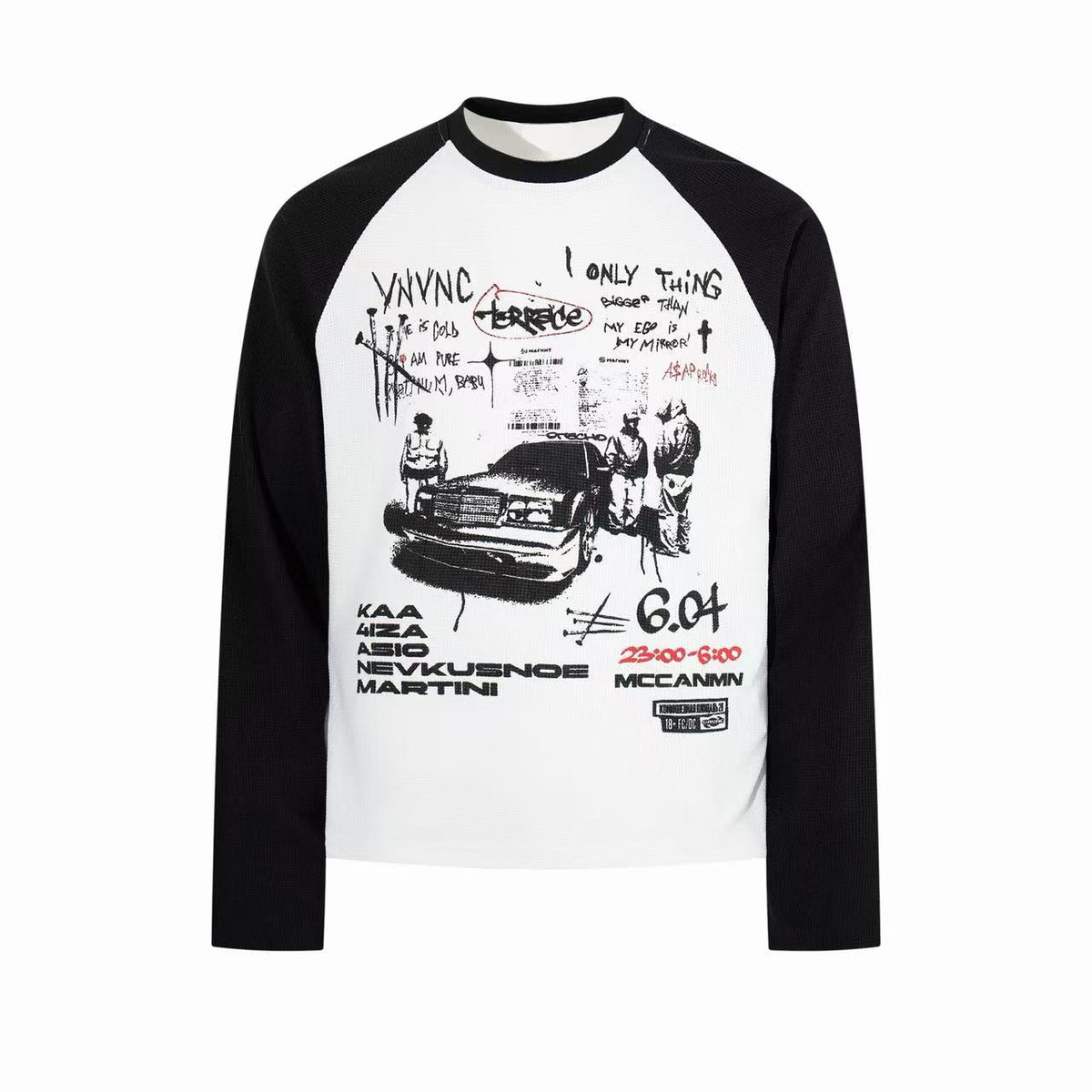 Omirad Vintage Street Graphic Raglan Long Sleeve