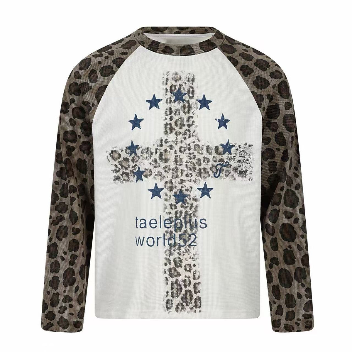 Omirad Leopard Raglan Long Sleeve T-Shirt