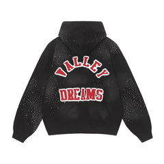 Vale Forever Classico Zip Up Hoodie Black