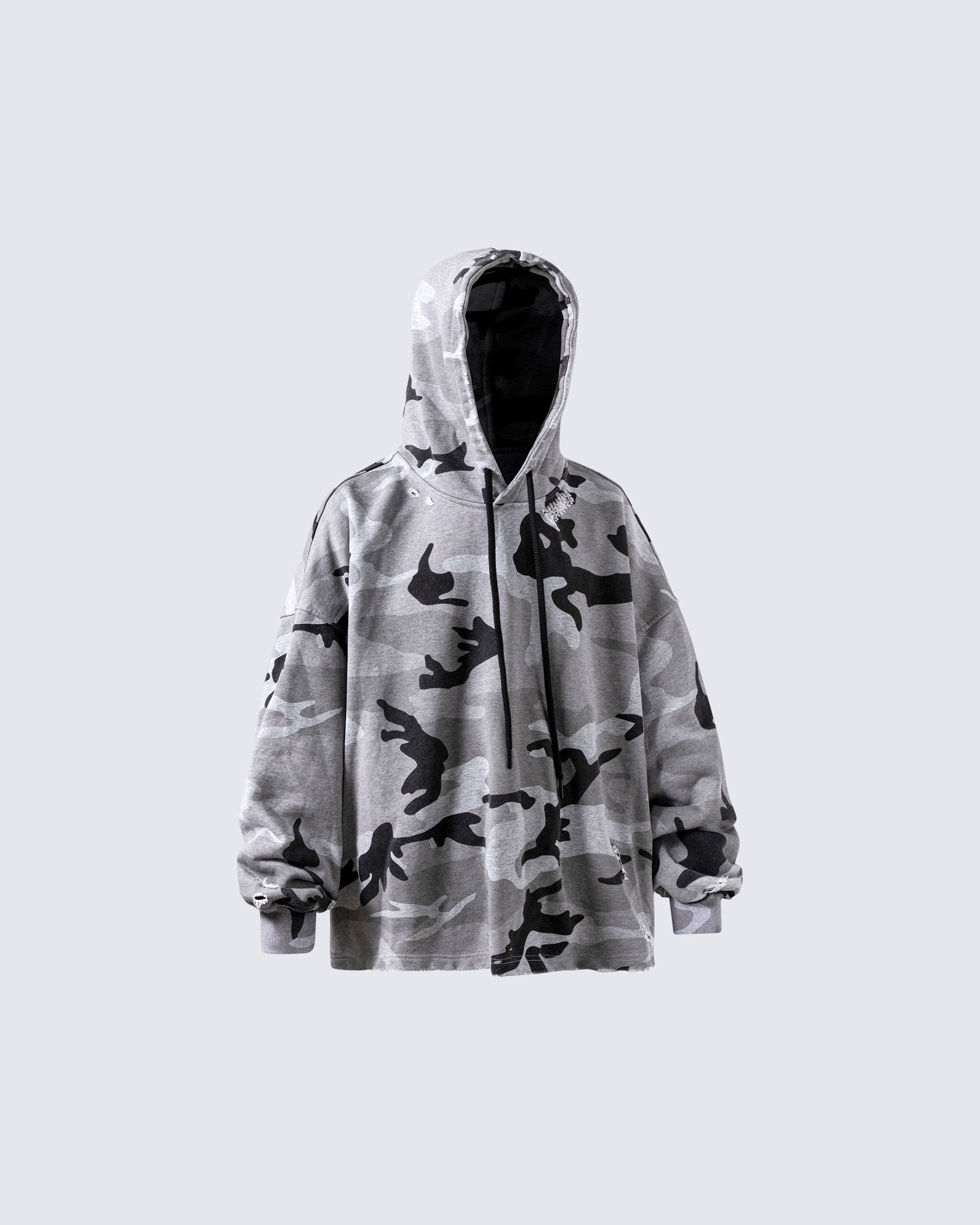 Camouflage Nirvana Graphic Hoodie