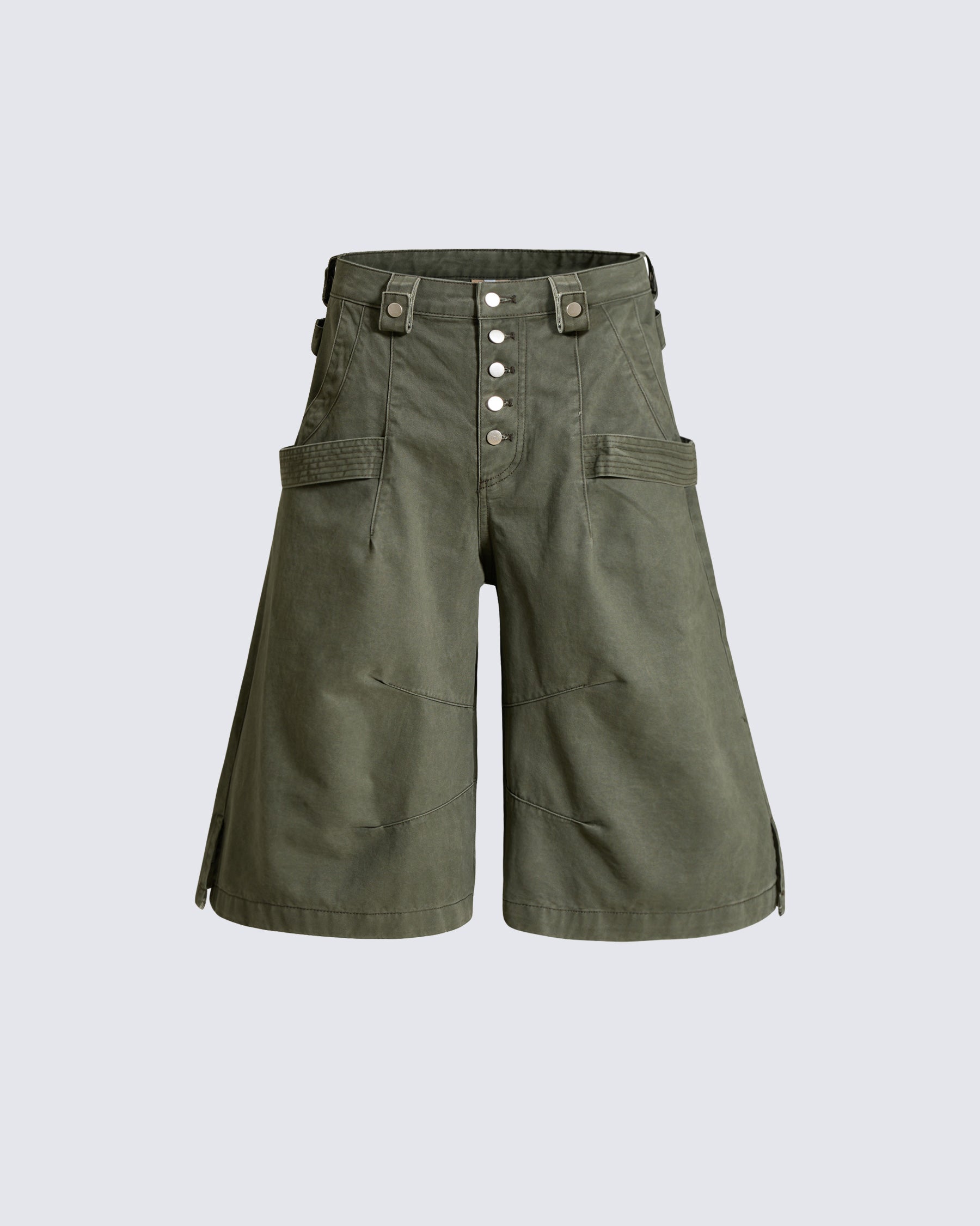 American Retro High-Street Workwear Shorts