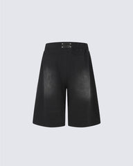 Vintage Washed American High Street Sweat Shorts