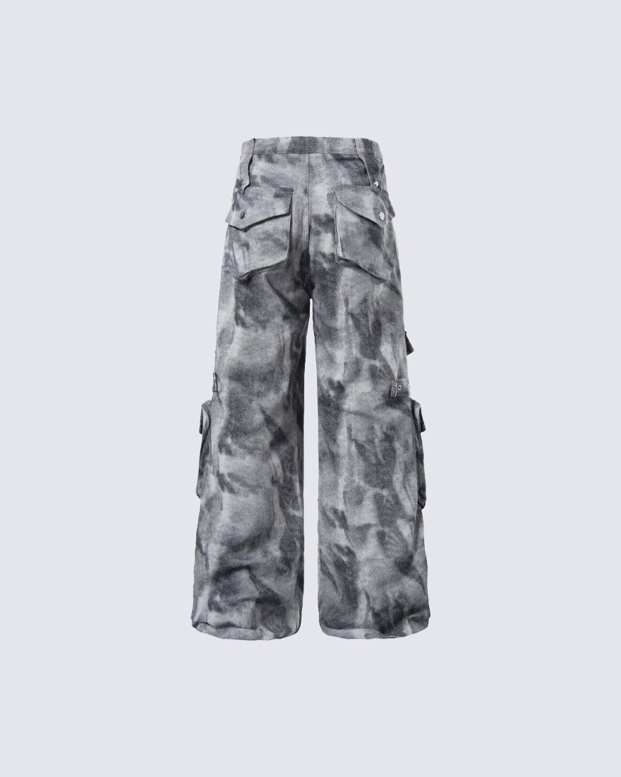 American Light-Asian Style Cargo Jeans