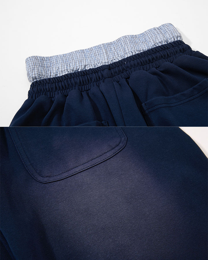American Retro Sporty Layered Shorts New