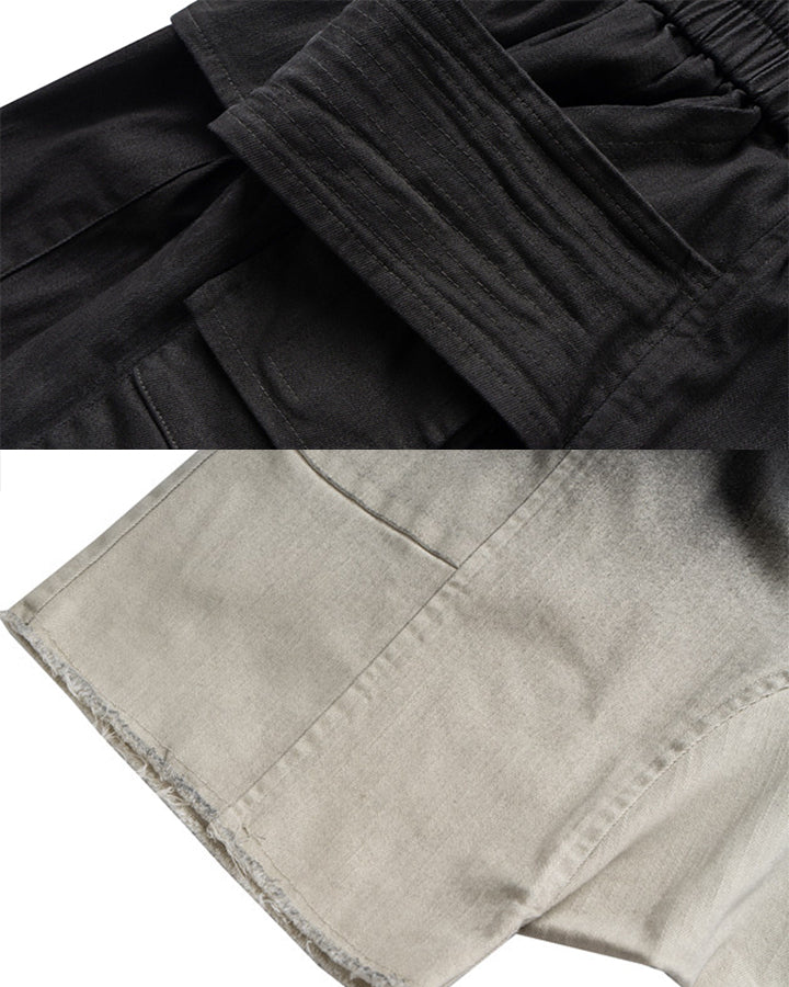 American Workwear Gradient Loose Cargo Summer Shorts