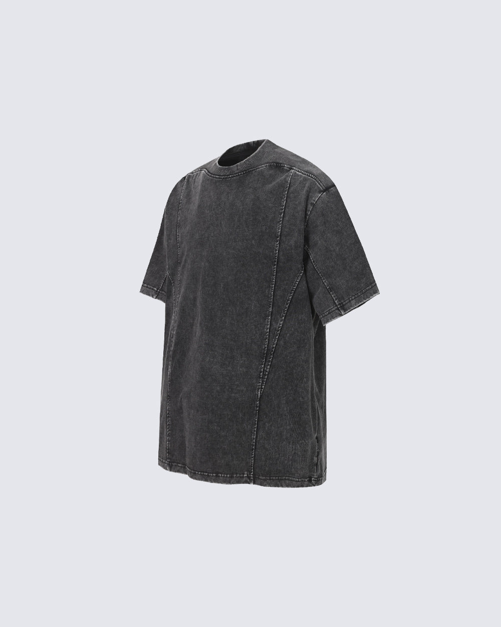 Vintage Washed Deconstructed Casual Tee