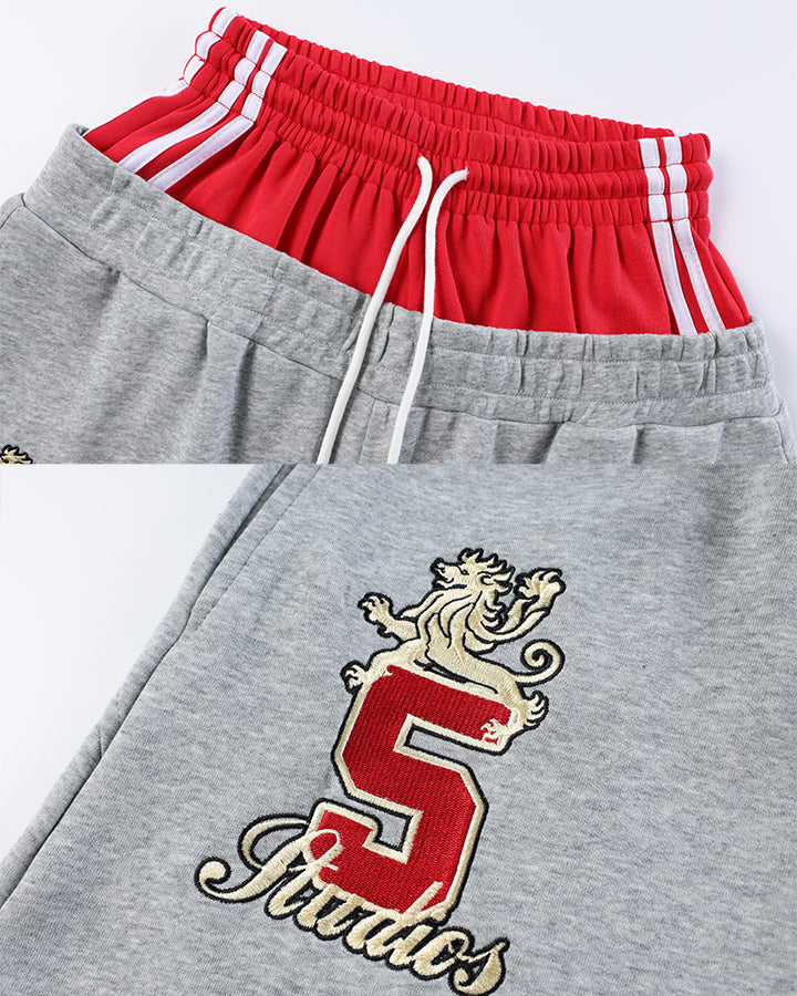 American Collegiate Graphic Wide Leg Sweat Shorts