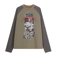 Omirad Raglan Graphic Long Sleeve Tee