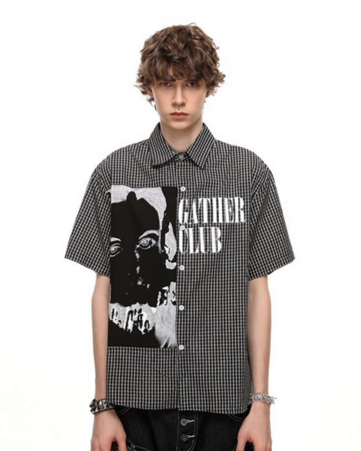 Retro American Plaid Design Shirt