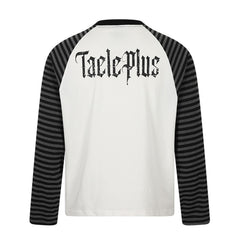 Omirad Gothic Stripe Raglan Long Sleeve Tee