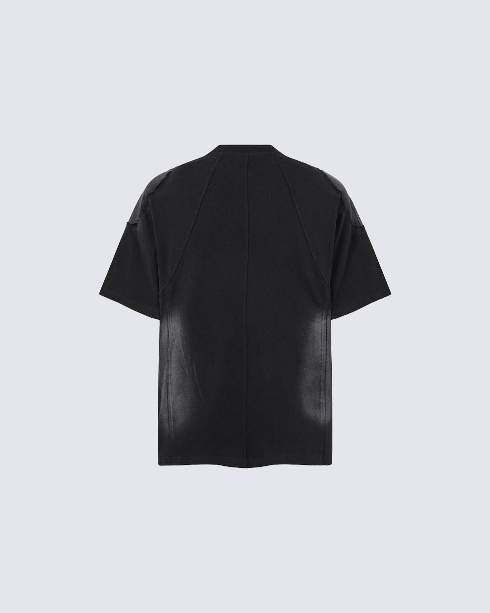Vintage Spray-Print Distressed Studded New Tee
