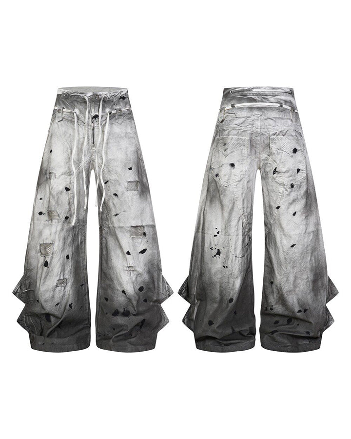 American Heavy-Duty Wasteland Double-Waist Jeans