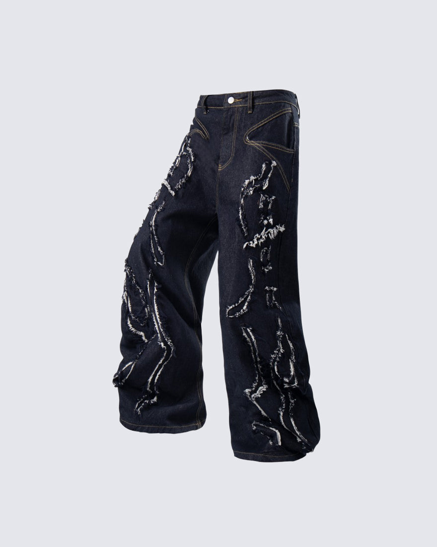 American Heavy-Duty High-Street Bowie Jeans