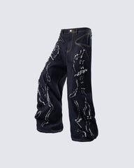 American Heavy-Duty High-Street Bowie Jeans