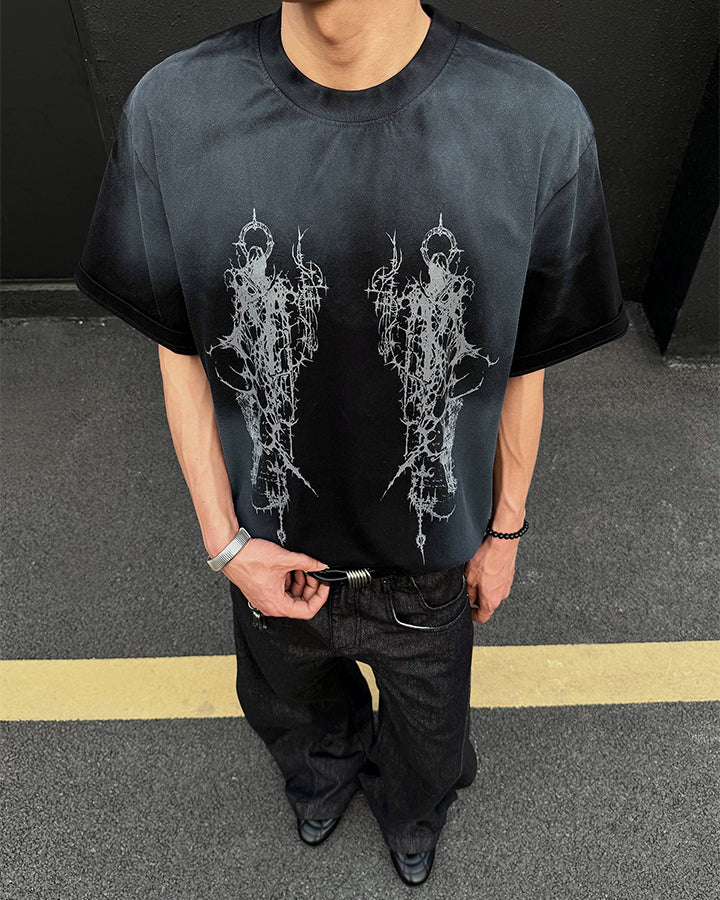 American Black Metal Graffiti T-Shirt