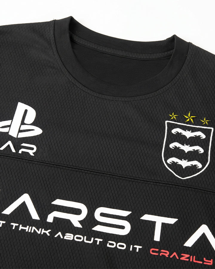 American Mesh Embroidered Sports Jersey Tee