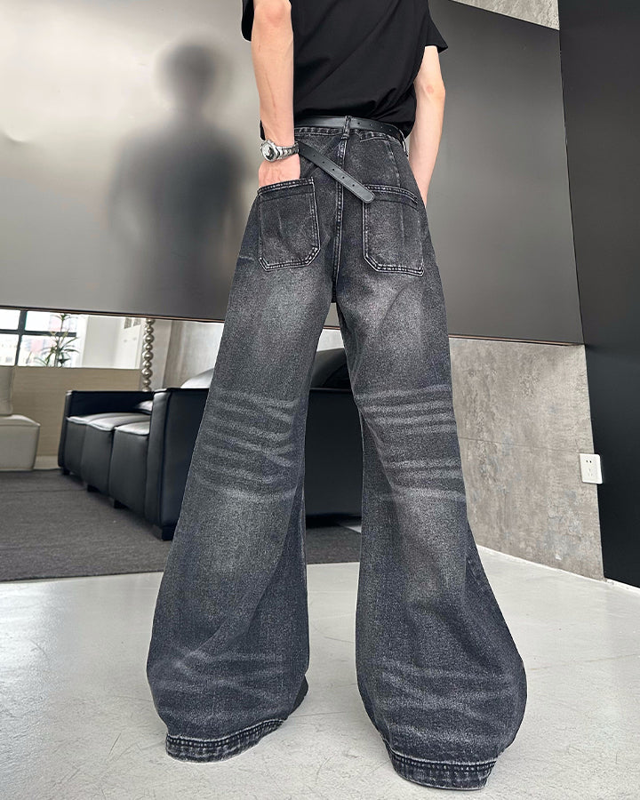 American Heavy-Duty High-Street Distressed Jeans