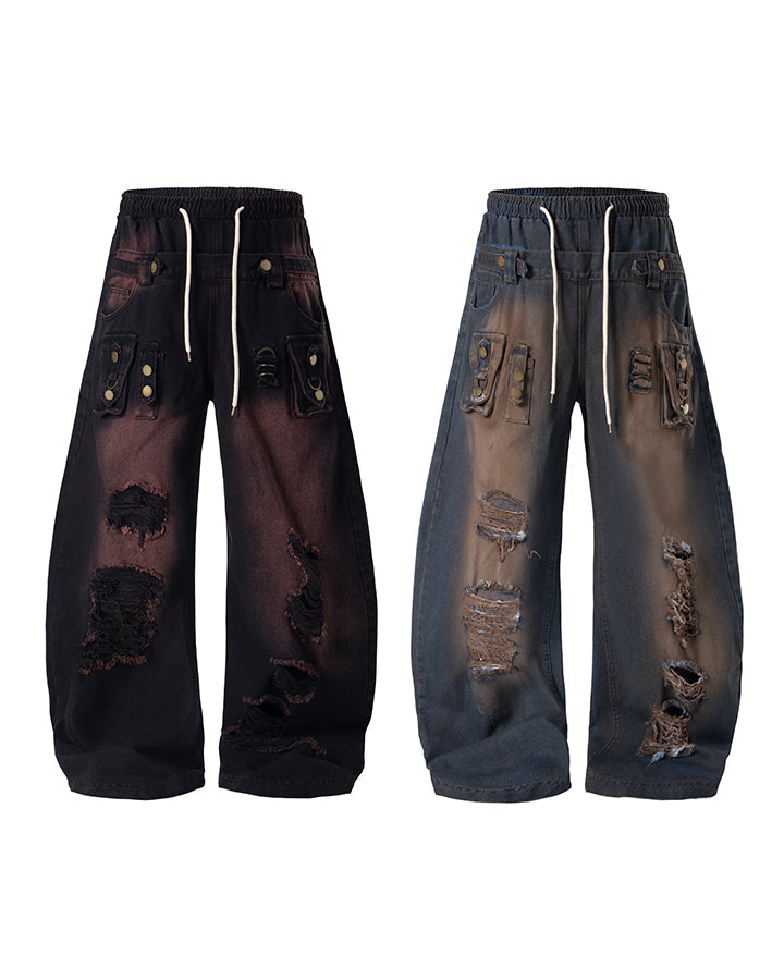 Worn-Out Wasteland Bowie Denim Pants