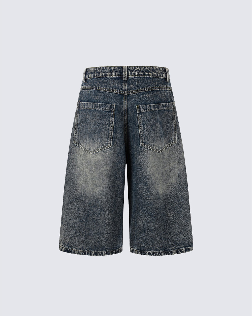 American Retro Star Patch Denim Shorts