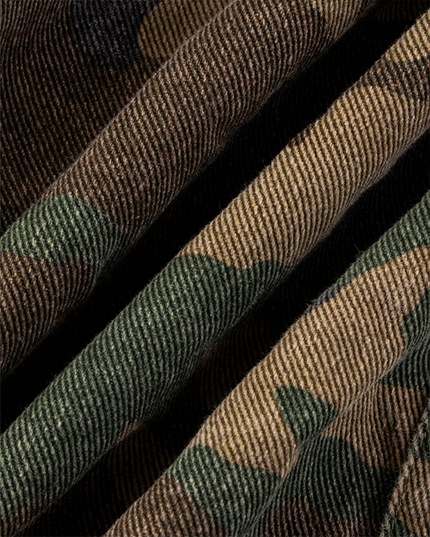 Camouflage Hooded Zip Jacket