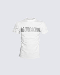 American Trend Washed Graphic T-Shirt