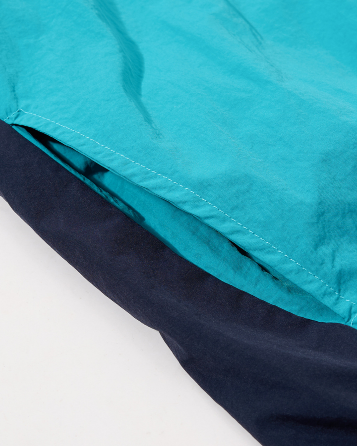 American Retro Embroidered Color-Blocked Deconstructed Flight Jacket