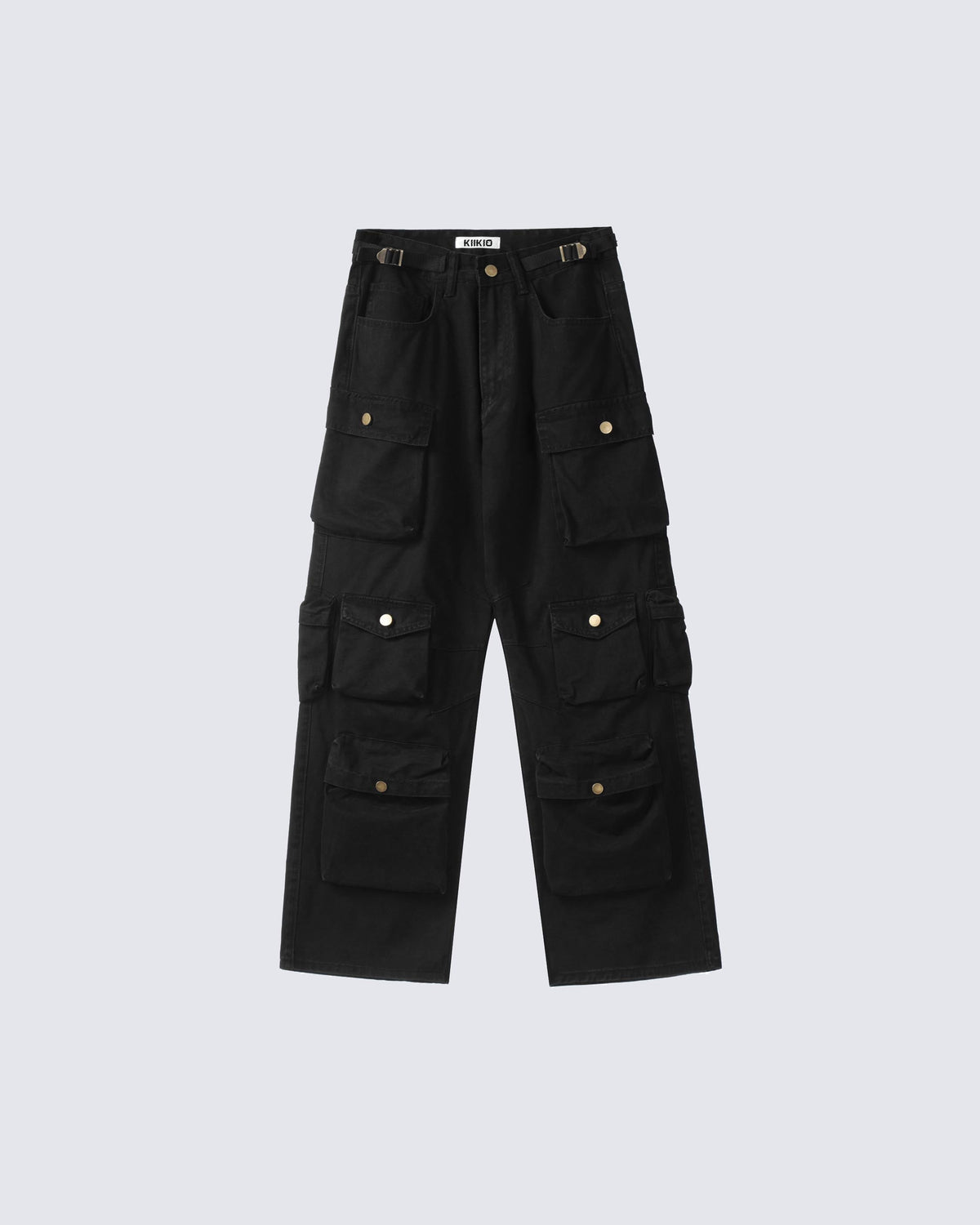 Multi-Pocket Straight-Leg Workwear Jeans