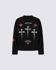Dark Gothic Hip Hop Sweatshirt