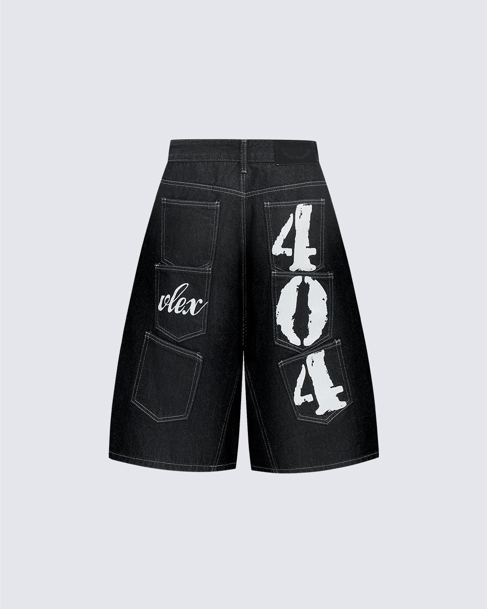 American Multi Pocket Wide Leg Denim Pants