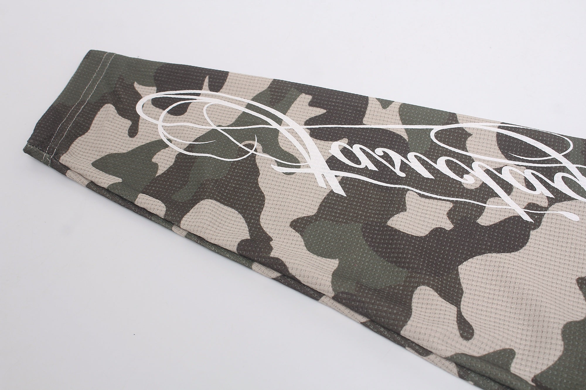 Omirad Camo Sleeve Waffle Long Sleeve