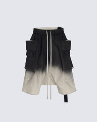 American Workwear Gradient Loose Cargo Summer Shorts