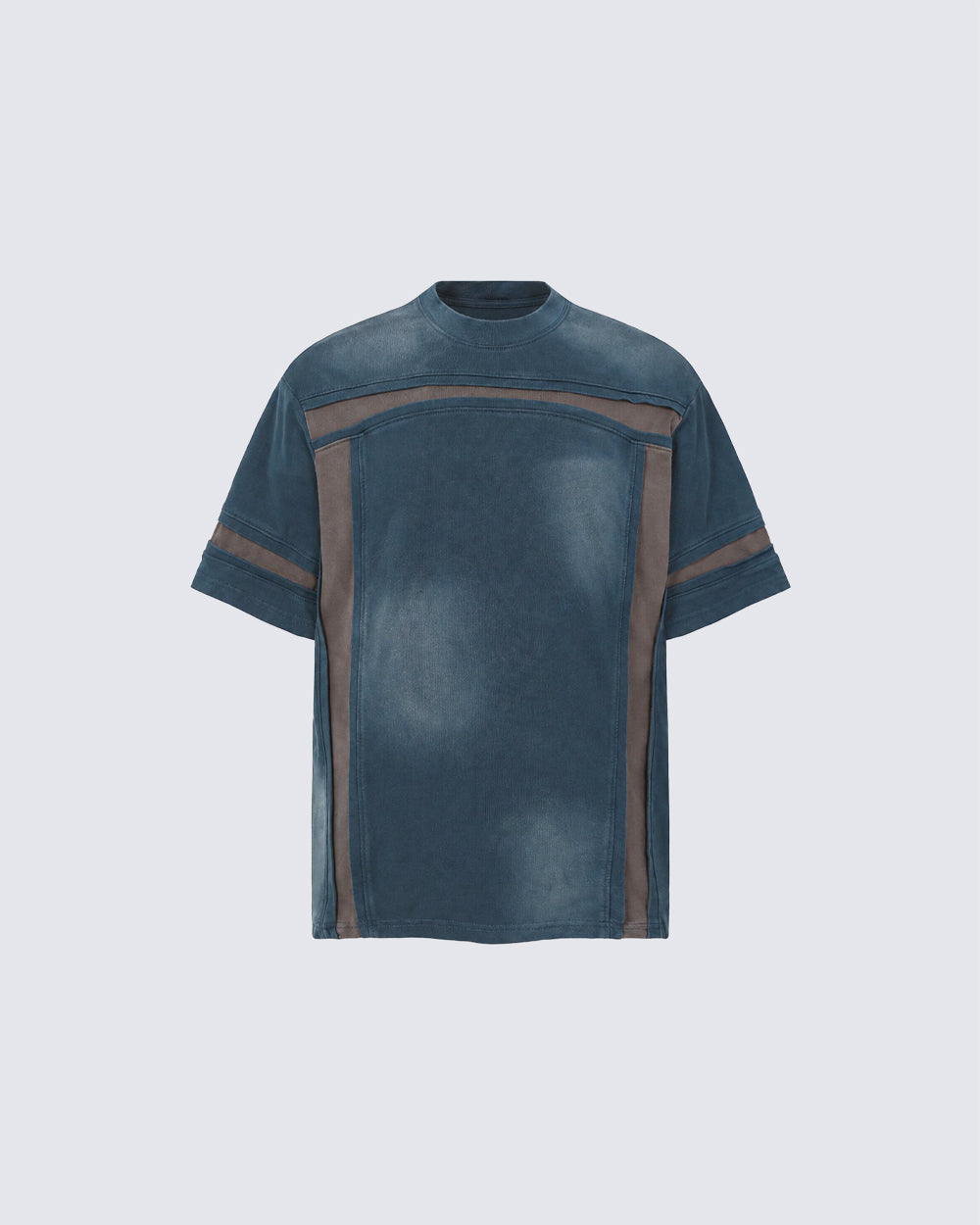 American Utility Contrast Panel Boxy New Tee