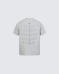 Studded Flame Spine T-Shirt