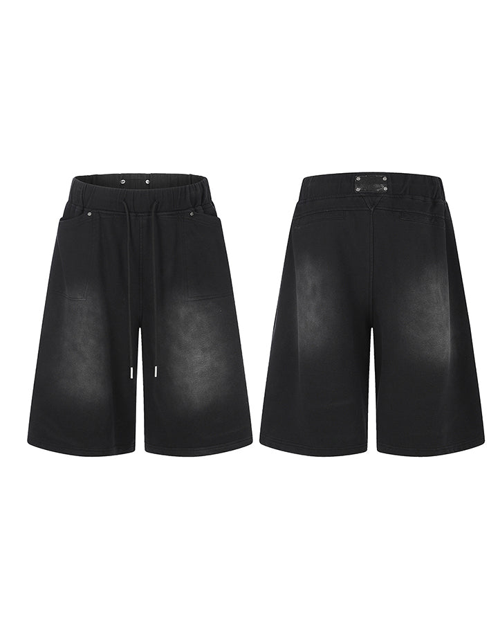 Vintage Washed American High Street Sweat Shorts